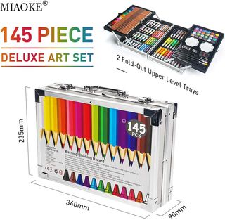 Set Pintura Aluminio 145 Piezas Niños