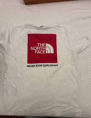 Camiseta The North Face Blanca Niño