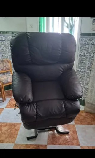 Sillón reclinable relax piel sintética