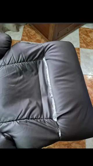 Sillón reclinable relax piel sintética