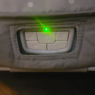 Columpio para bebé gris con puntos blancos