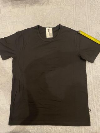 Camiseta negra Punto Blanco hombre
