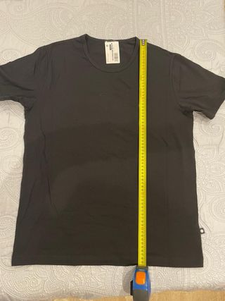 Camiseta negra Punto Blanco hombre