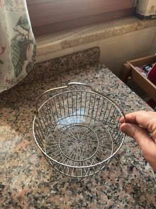 Cestello per cottura a vapore pentola a pressione