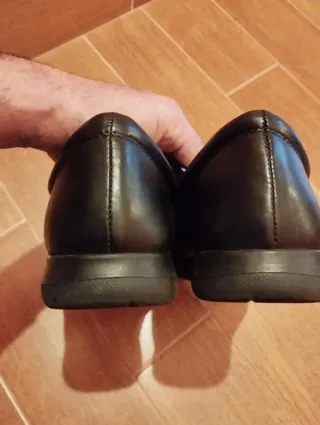 Scarpe eleganti in pelle nera uomo taglia 45