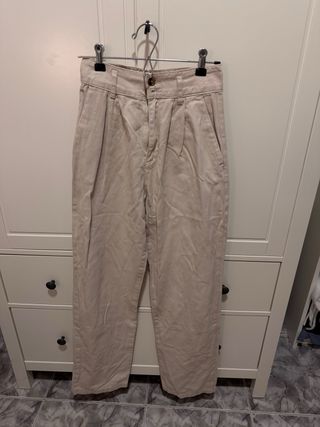 Pantalones de vestir beige