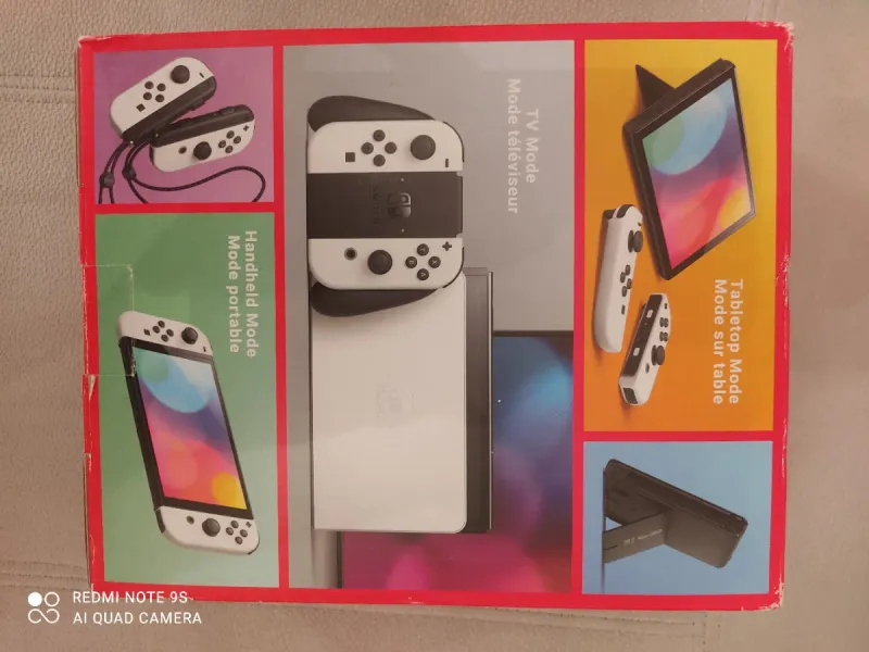 Nintendo Switch OLED 64GB Blanca reacondicionada afbeelding 3