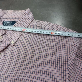 Camisa Polo Ralph Lauren cuadros rosa