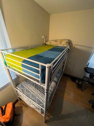 Litera doble 90x190 con colchones