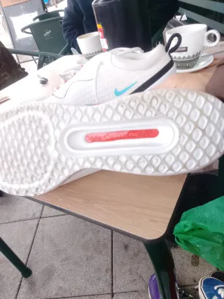 Zapatillas Nike Blancas y Azules