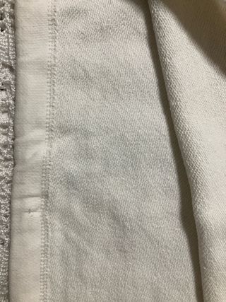 Sudadera cropped blanca