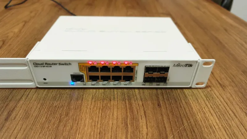 MikroTik CRS112-8P-4S-IN Cloud Router Switch