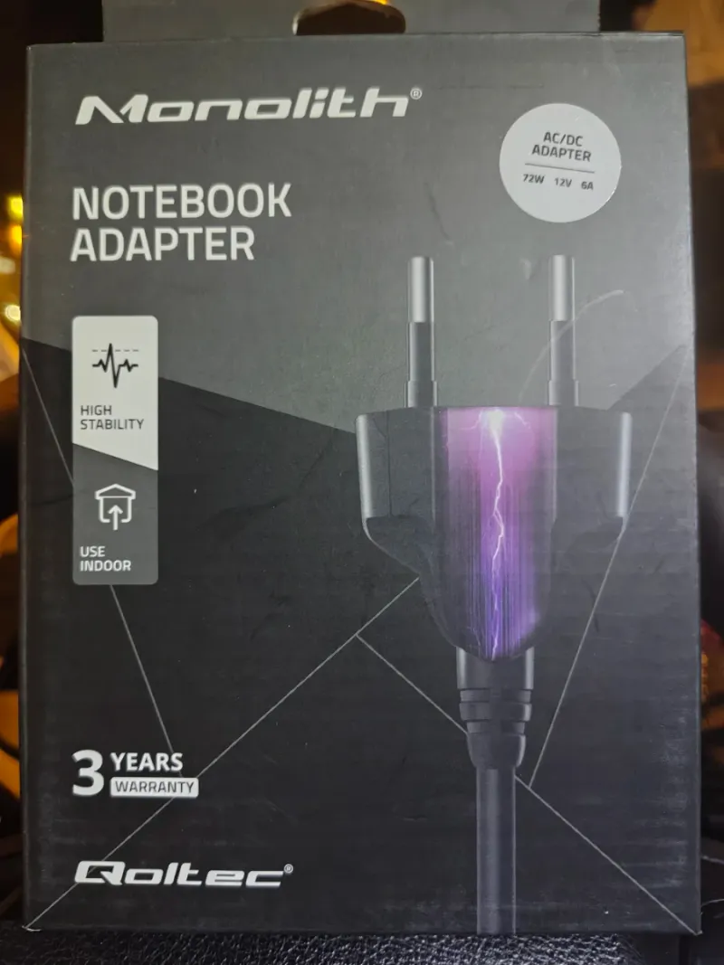 Adaptador Monolith Notebook AC/DC 72W