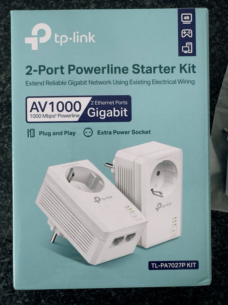 TP-Link TL-PA7027P Kit - Powerline AV1000 afbeelding 3