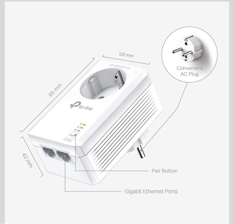 TP-Link TL-PA7027P Kit - Powerline AV1000 afbeelding 7