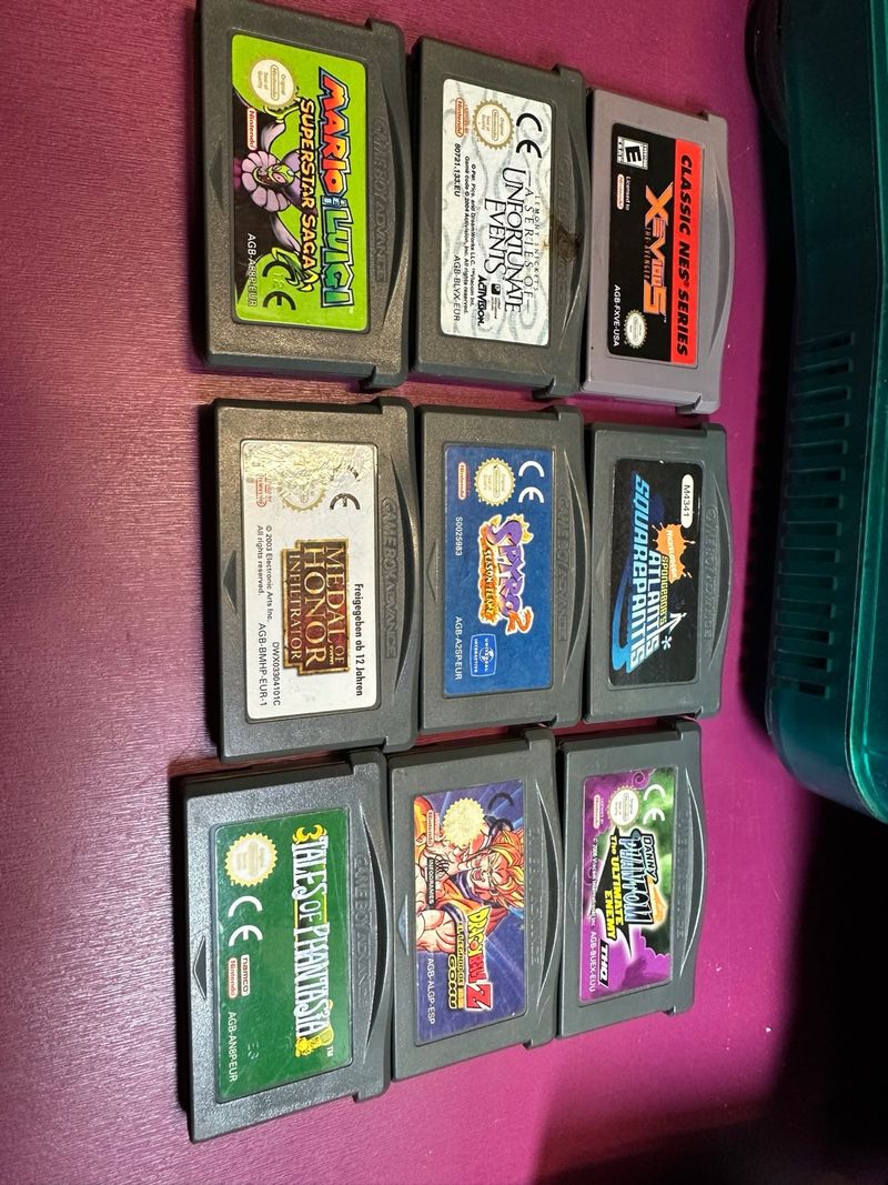 Lote de 9 Juegos Game Boy Advance