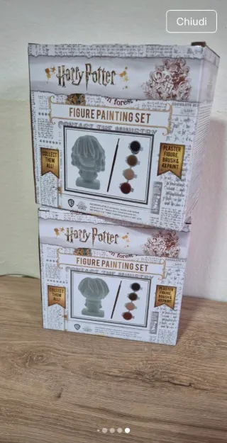 Set Pittura Statuette Harry Potter & Hermione