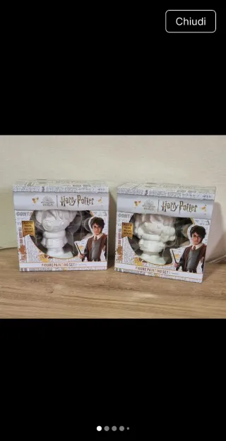 Set Pittura Statuette Harry Potter & Hermione