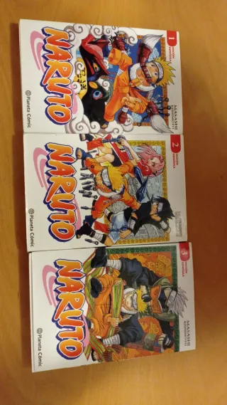 Manga Naruto del 1 al 3