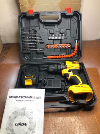 Taladro atornillador percutor 21V Batería