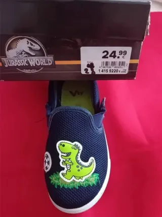 Scarpine n.28 Dinosauro Blu