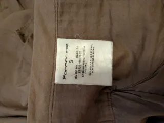 Falda marrón volantes