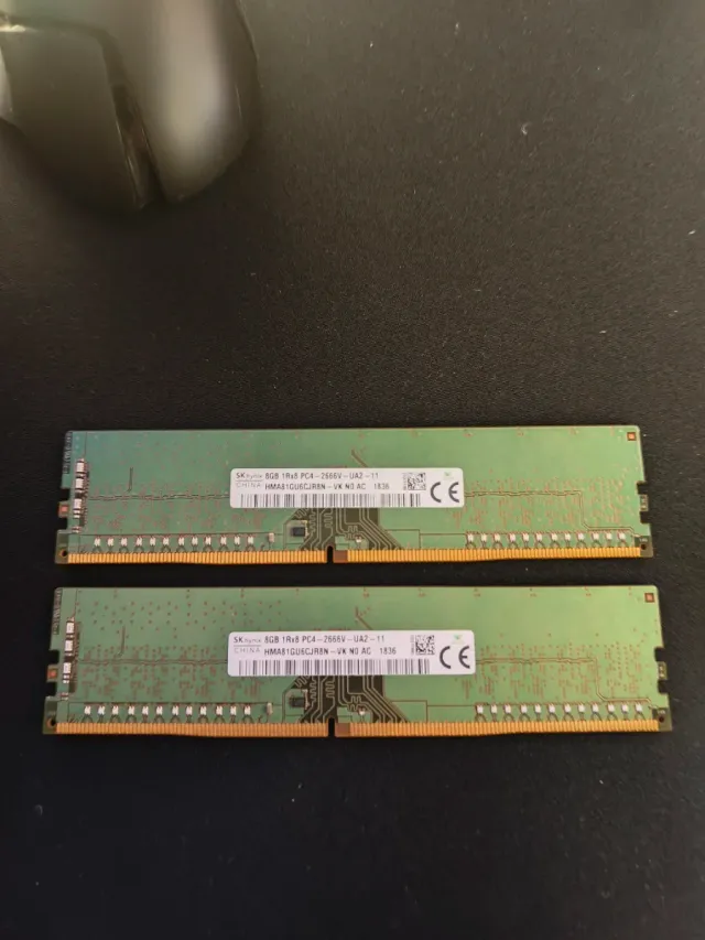 16GB-  SK Hynix 8GB DDR4 PC4-2666V RAM