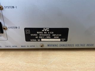 Amplificador JVC A-X30 Plata