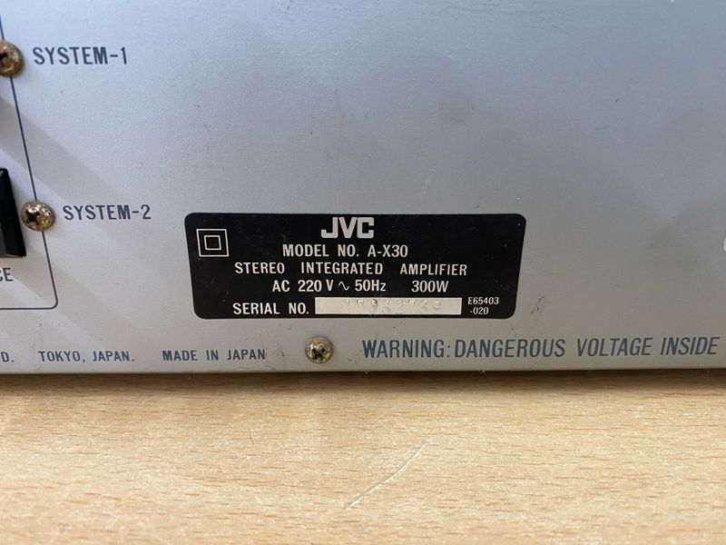 Amplificador JVC A-X30 Plata afbeelding 8