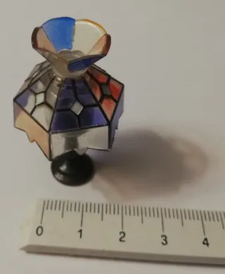 Lámpara miniatura estilo Tiffany