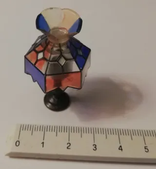 Lámpara miniatura estilo Tiffany