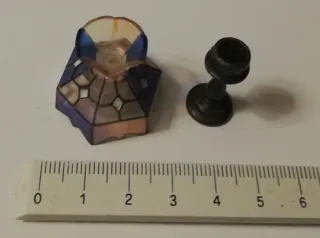 Lámpara miniatura estilo Tiffany