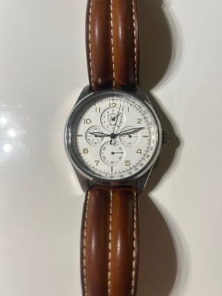 Reloj Massimo Dutti Marrón y Plateado