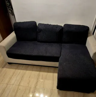 URGENTE Sofá IKEA 3 plazas tela beige  Shaiselongu