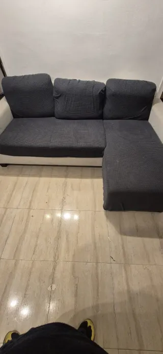URGENTE Sofá IKEA 3 plazas tela beige  Shaiselongu