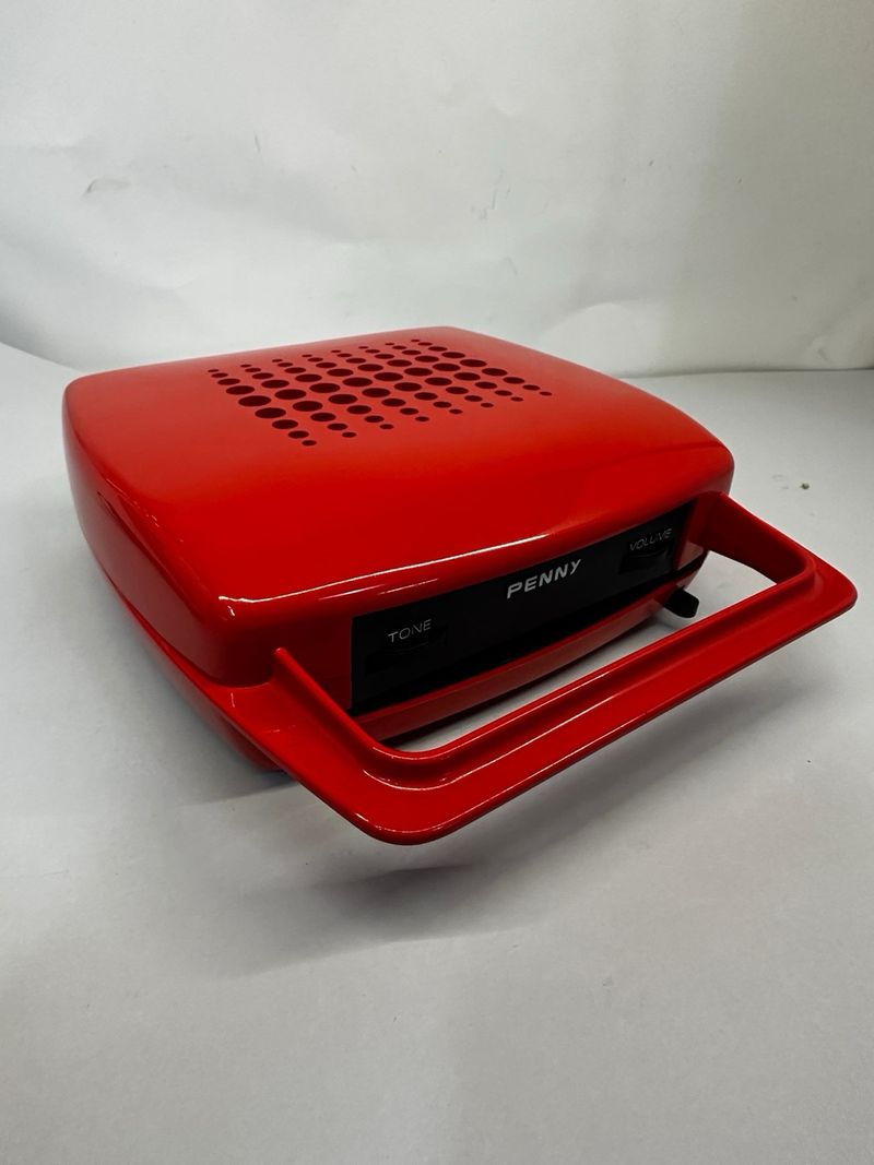 Reproductor de vinilos Penny color rojo revisado afbeelding 2