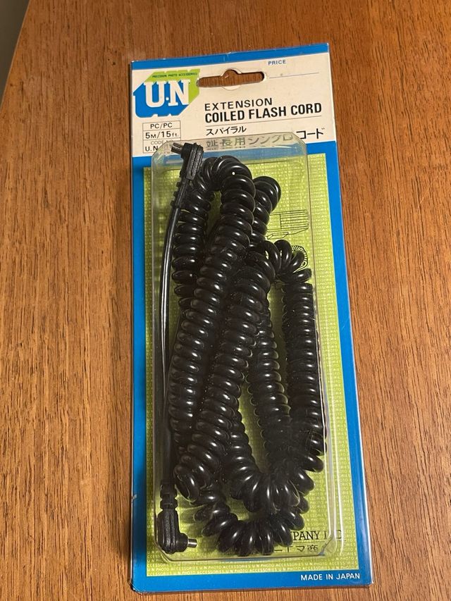 Cable en espiral U.N. para flash