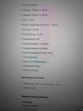 Etapa de Potencia SPL 500