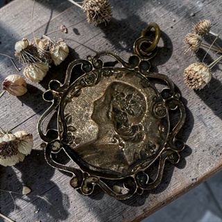 Gioiello antico Art Nouveau pendente fine 800