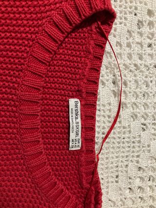 Jersey rojo de punto