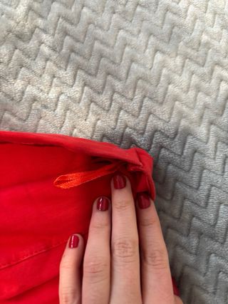 Top tubo rojo Pull&Bear talla única