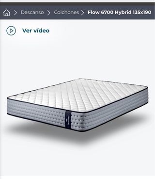 Colchón y somier 135x190 NUEVO