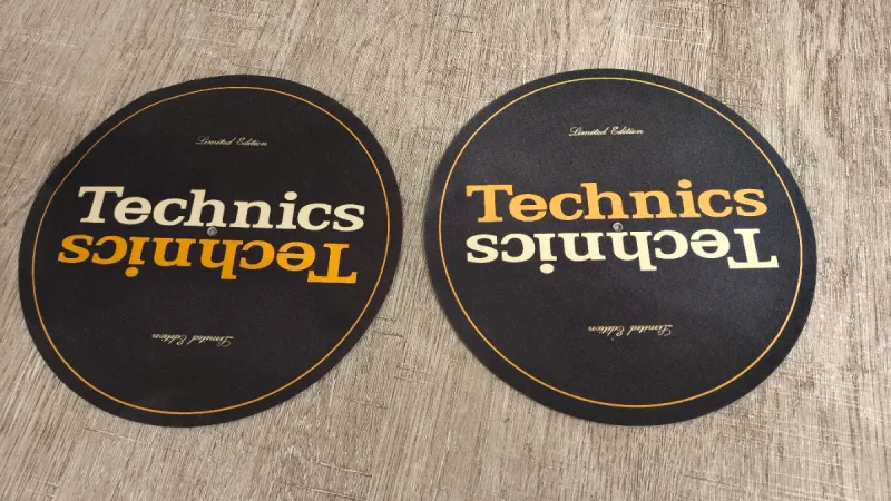 Slipsmats Technics Dorados y Negros