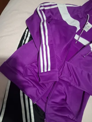 Chándal Adidas Morado y Negro