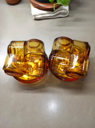 Juego 8 Tazas y Platos Duralex Ámbar