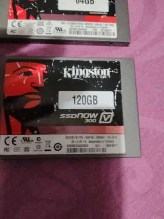 Kingston SSD 64GB y 120GB