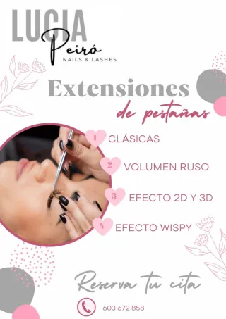 Extensiones de pestañas