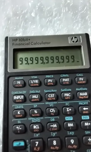 Calculadora Financiera HP 10bII+