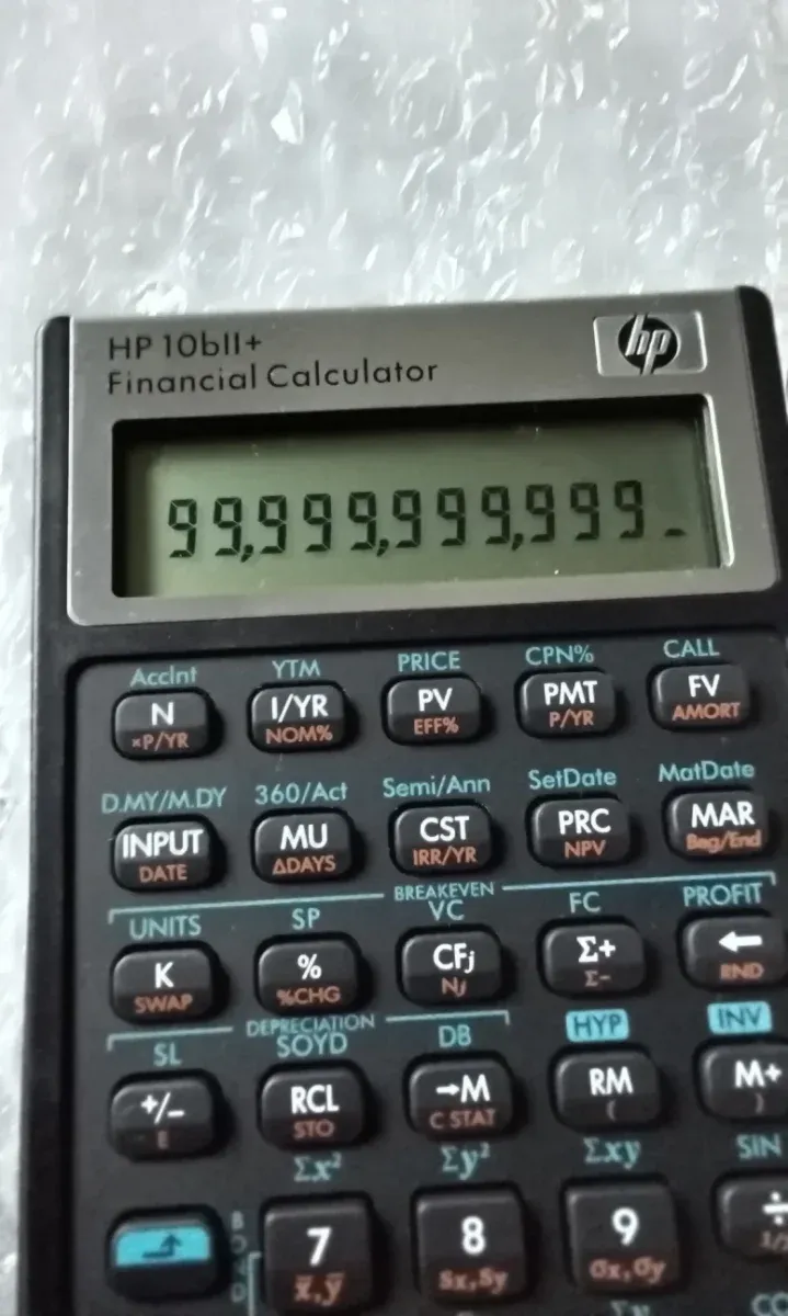 Calculadora Financiera HP 10bII+ afbeelding 4