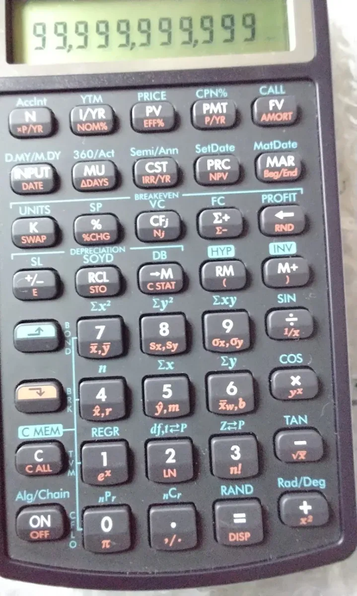 Calculadora Financiera HP 10bII+ afbeelding 5